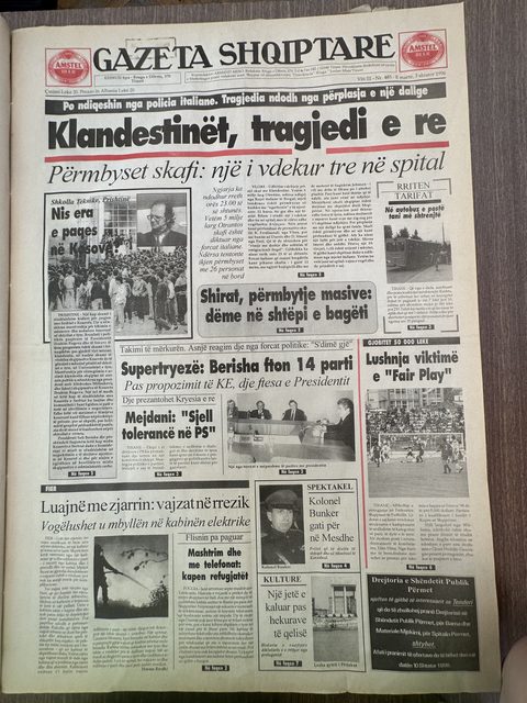 Gazeta Shqiptare 1996-02-03